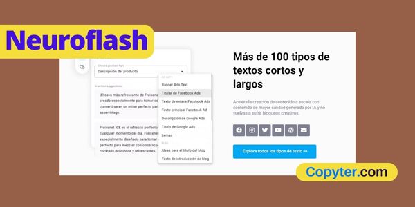 Crear artículos con IA de Neuroflash