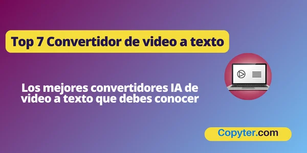 Convierte tus videos a textos en segundos Convertidor de video a texto