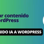 Exportar contenido IA a WordPress