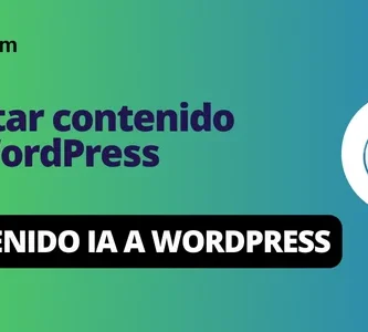 Exportar contenido IA a WordPress