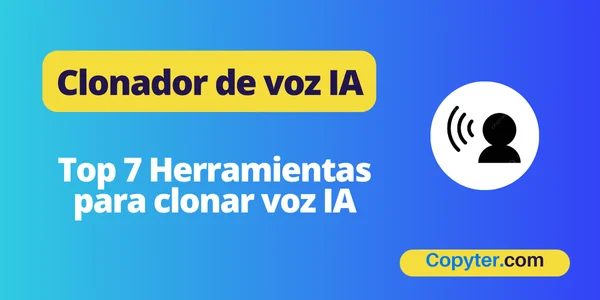 Herramientas para clonar voz IA