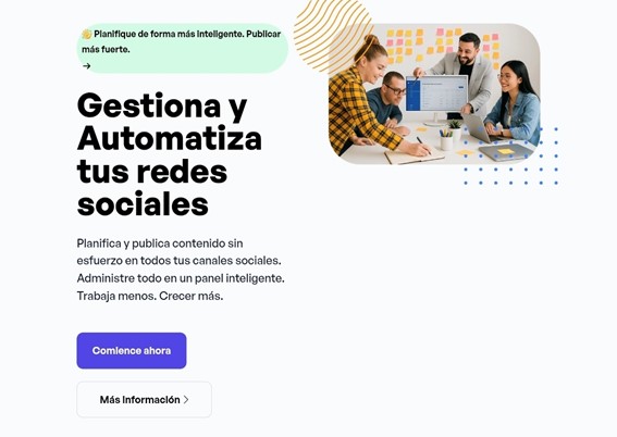 Tablero de Socialeb para gestionar redes sociales