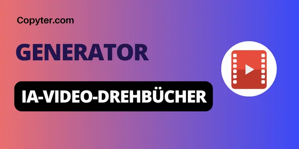Generieren Sie KI-Skripte mit Copyter Copyter AI Video Script Generator