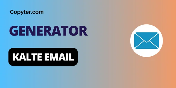 Copyter Cold Email Builder Kalter E-Mail-Generator