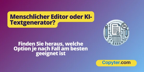 Beauftragen Sie einen KI-Autor oder Textgenerator Editor oder Textgenerator