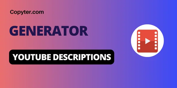 YouTube description generator