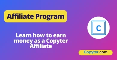 Copyter Affiliate Program