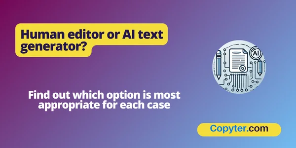 Copywriter or text generator