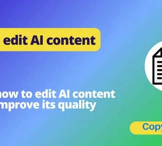 Edit AI content