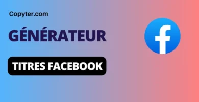 Générateur de titres Facebook Copyter