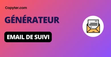 Générateur d'email de suivi