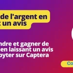 Gagner de l'argent en laissant un avis