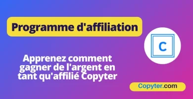 Programme d'affiliation Copyter