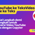 Konversi video YouTube menjadi teks