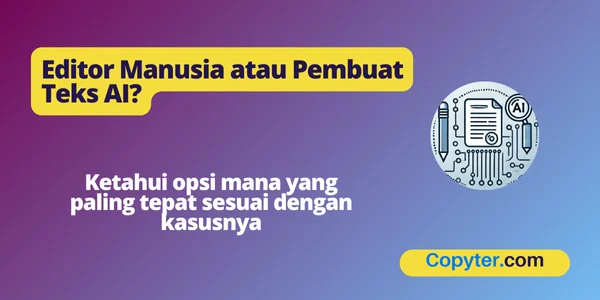 Pekerjakan penulis AI atau pembuat teks Editor atau pembuat teks