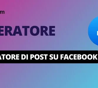 generatore di post per Facebook