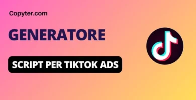 Generatore di script per Tiktok Ads