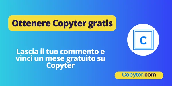 Ottieni un Copyter gratuito