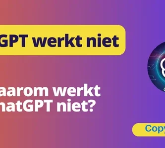 ChatGPT werkt niet