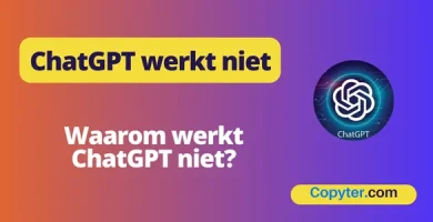 ChatGPT werkt niet