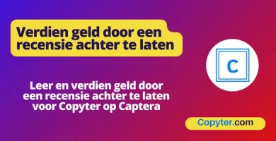 Laat uw recensie achter op Copyter's Capterra