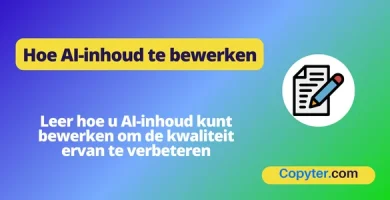 Bewerk AI-inhoud