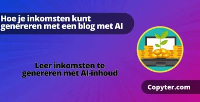 Genereer inkomsten met een blog met behulp van AI