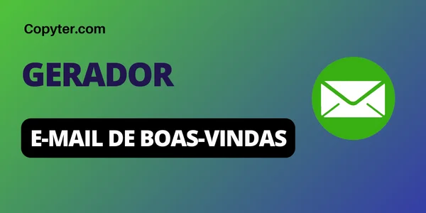 Gerador de correio eletrónico de boas-vindas