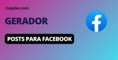 gerador de posts para o Facebook