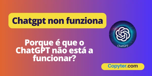 ChatGPT não funciona