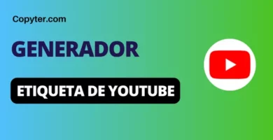 Generador de etiqueta de Youtube Copyter