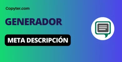 Generador de meta descripción Copyter