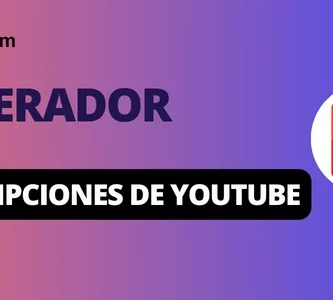 Generador de descripciones de YouTube