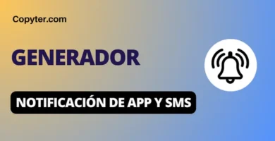 Generador de notificación de app y SMS